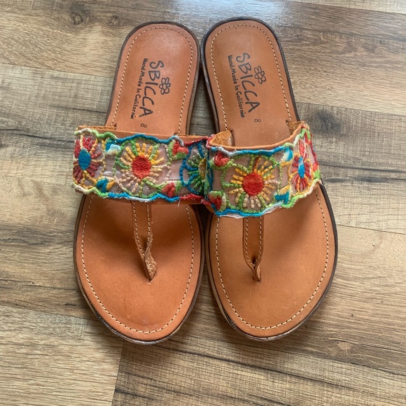 🌺 Pretty Sbicca Sandals - Picture 2 of 14